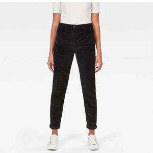 G-STAR RAW Pants Women’s Bronson High Waist Skinny Chino Corduroy Black Size 27